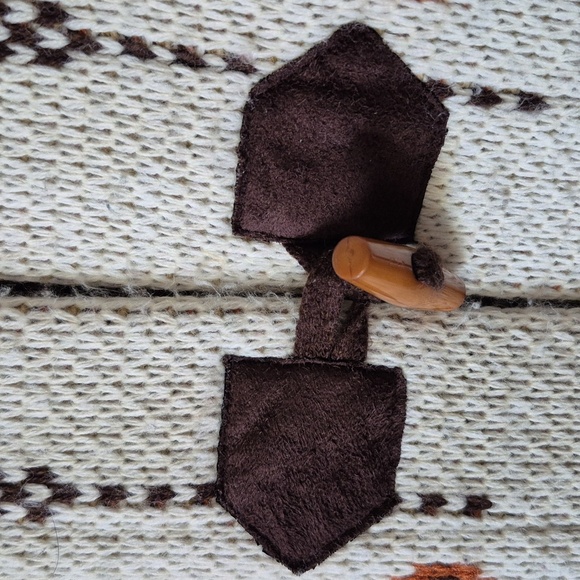 Vintage Cabincore Grandpa Cardigan Sweater Coat, Size L - Picture 6 of 10